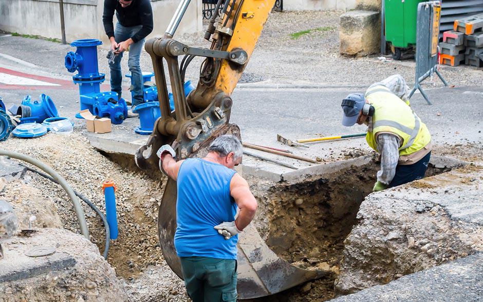 travaux assainissement Villepinte